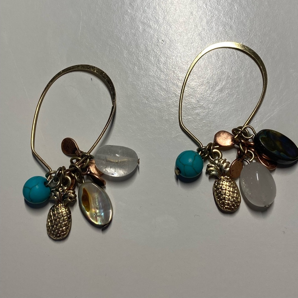 Tommy Bahama hoop earrings
